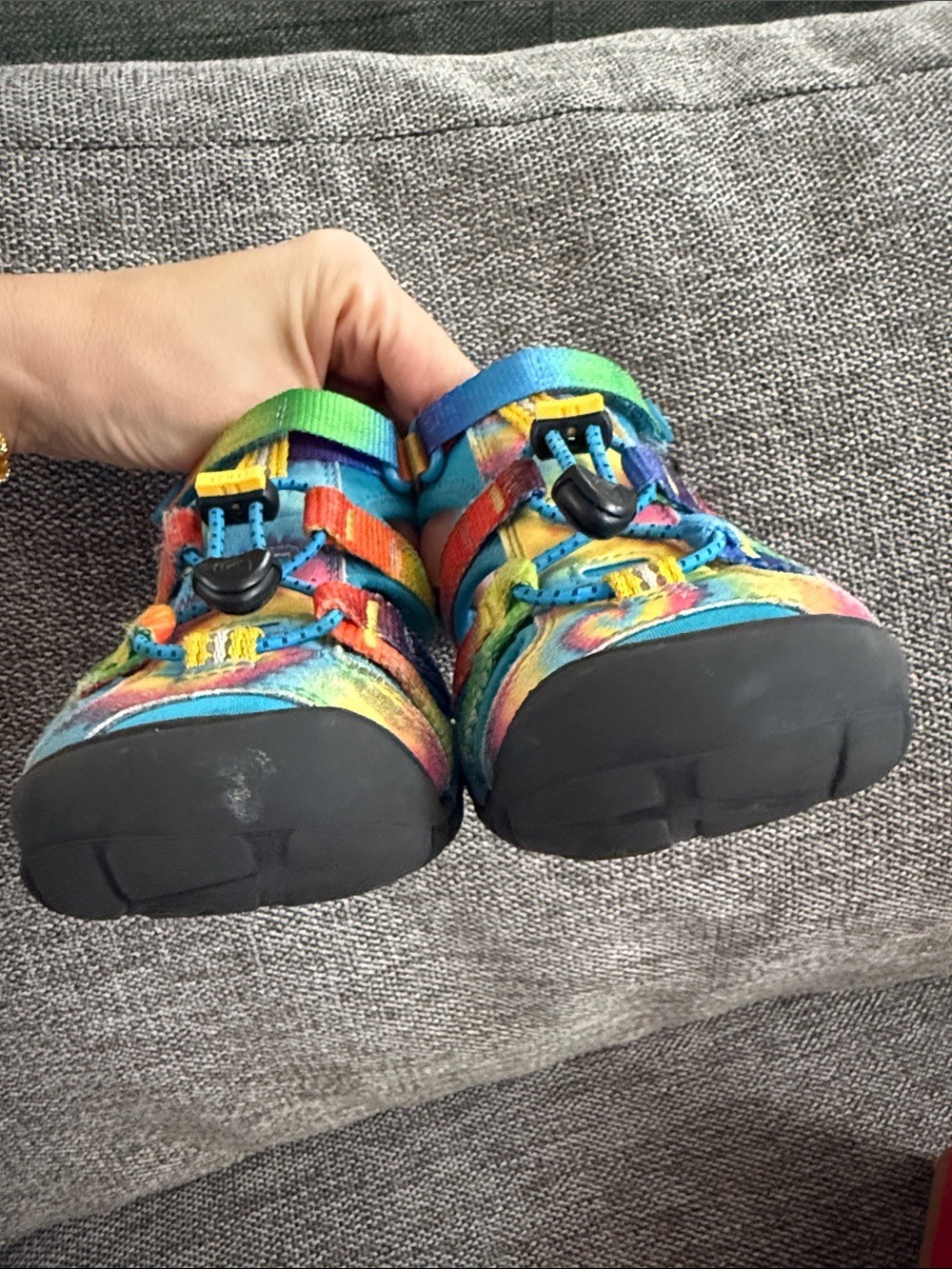 Keen Little Kids Seacamp II CNX  Tie-Dye Sandals 13C Used - Picture 13 of 17